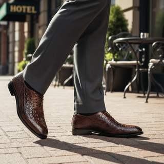 BOZ BROWN Formal Shoes (BR-112)